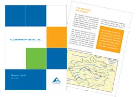 Alcan Primary Metal Reservoir Update booklet